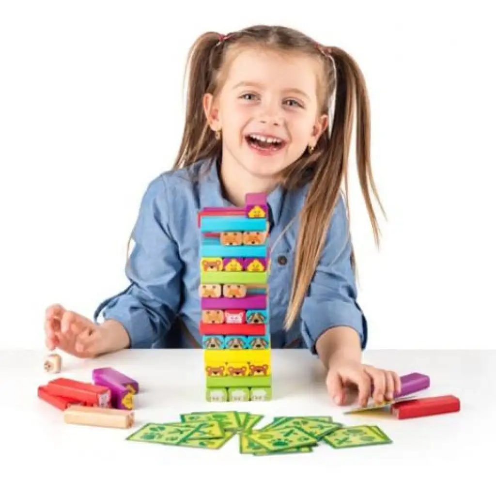 Sammy állatos jenga - Woodyland kép 2