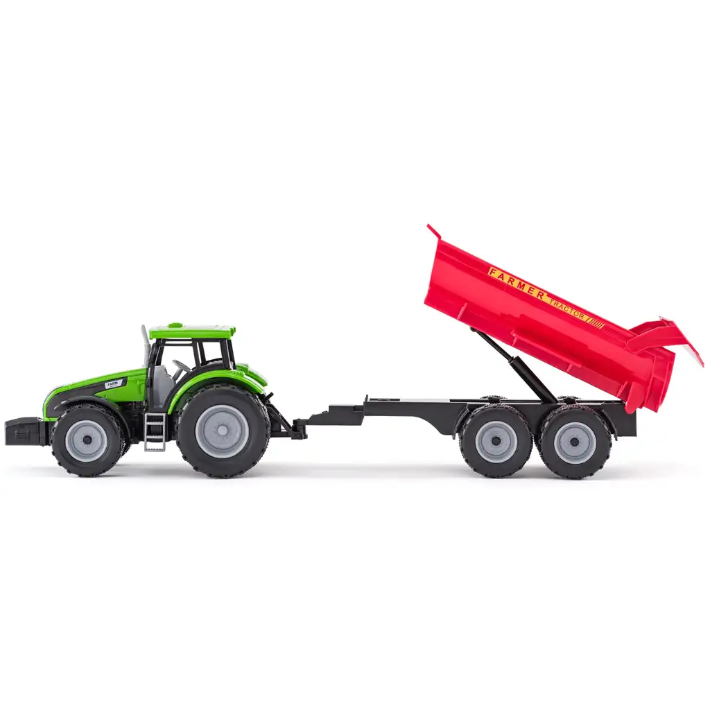 Faunica: Traktor bikával játékszett - Woodyland kép 3