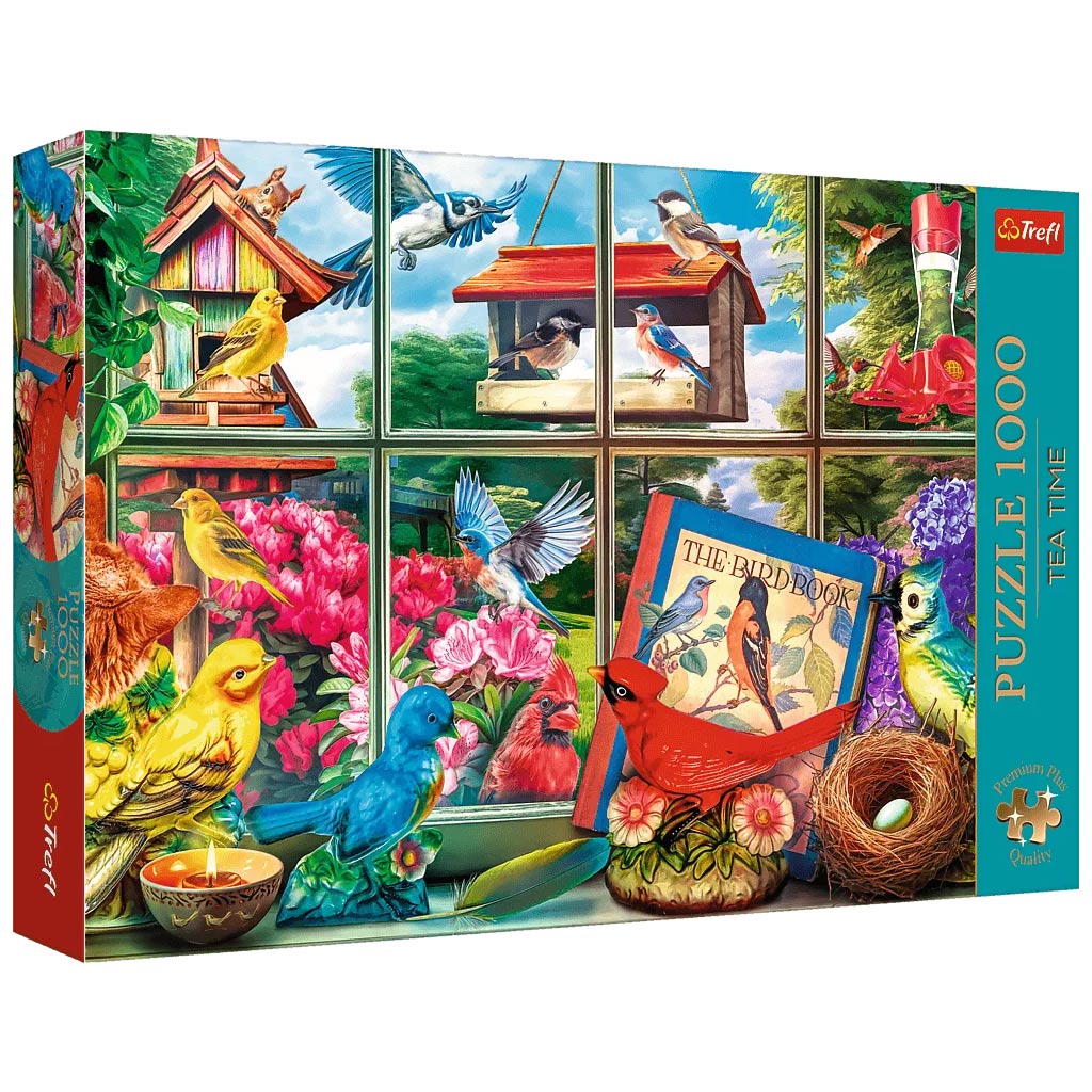 Madarak az ablak mögött 1000db-os Prémium plus quality puzzle -Trefl