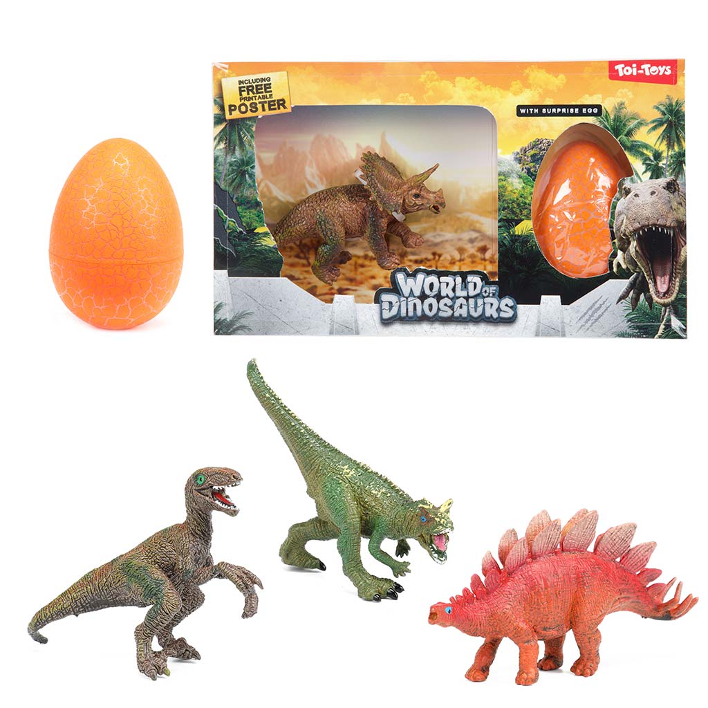 World of Dinosaurs Dinoszaurusz figura meglepetés tojással kép 2