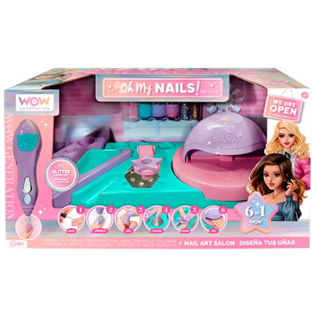 WOW Generation: Oh My Nails! - Körömstúdió játékszett kép 2