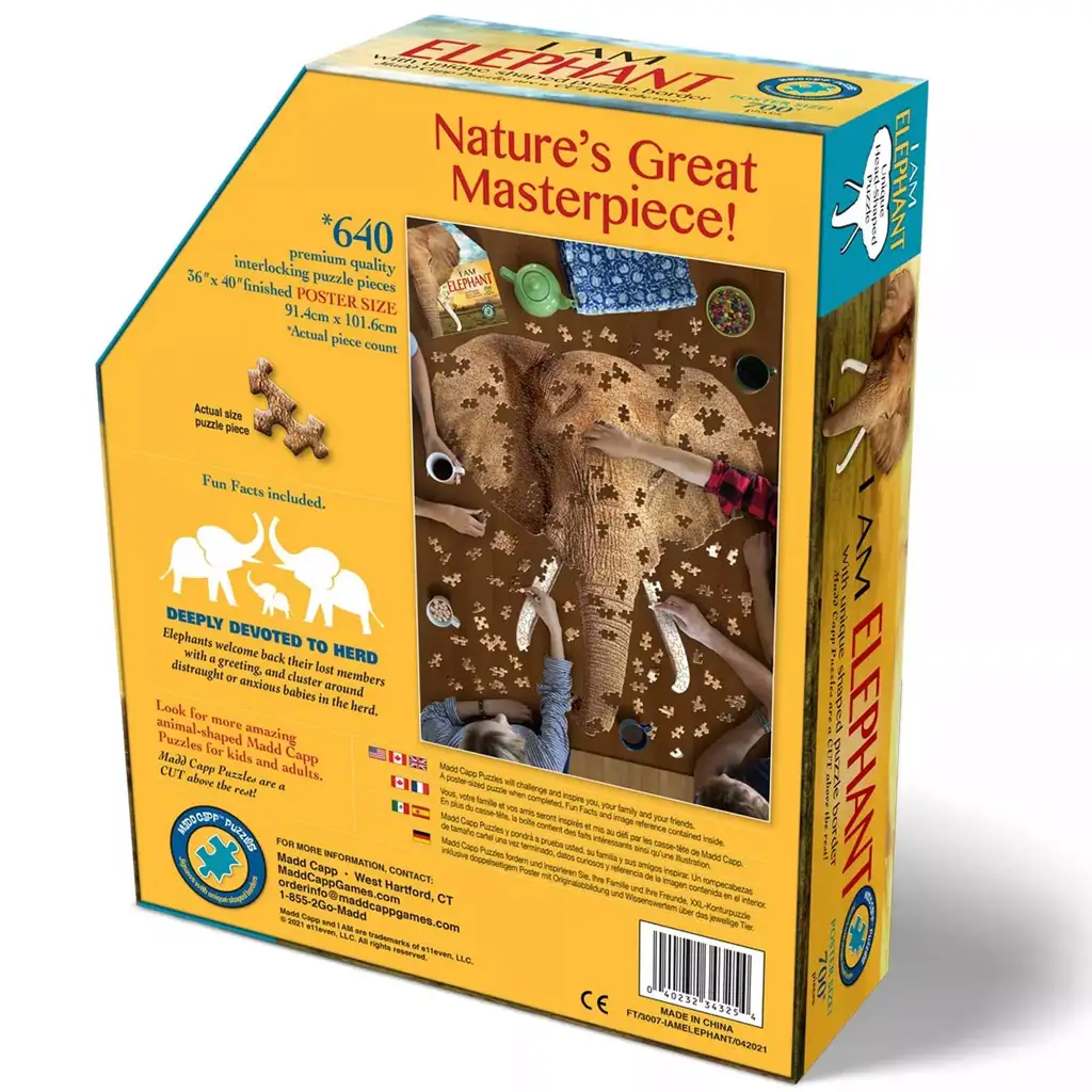 WOW óriás elefánt puzzle 700db-os kép 4