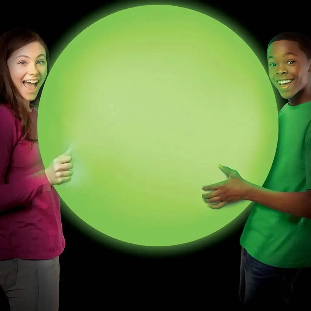 Super Glo Wubble világító buboréklabda zöld színben 75cm kép 4