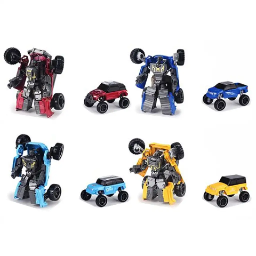 Autóvá alakítható robot figura 8cm többféle változatban kép 2
