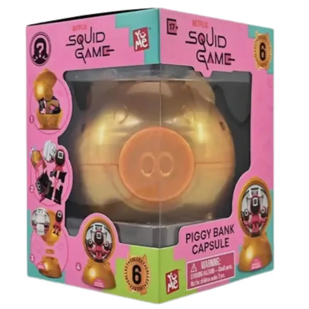 Squid Game malacpersely meglepetés kapszula 1db