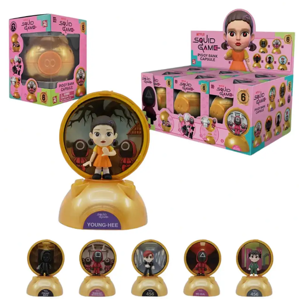 Squid Game malacpersely meglepetés kapszula 1db kép 2