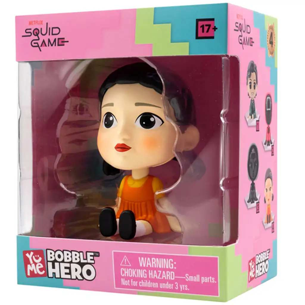 Squid Game Bobble Hero Young-Hee figura 7 cm