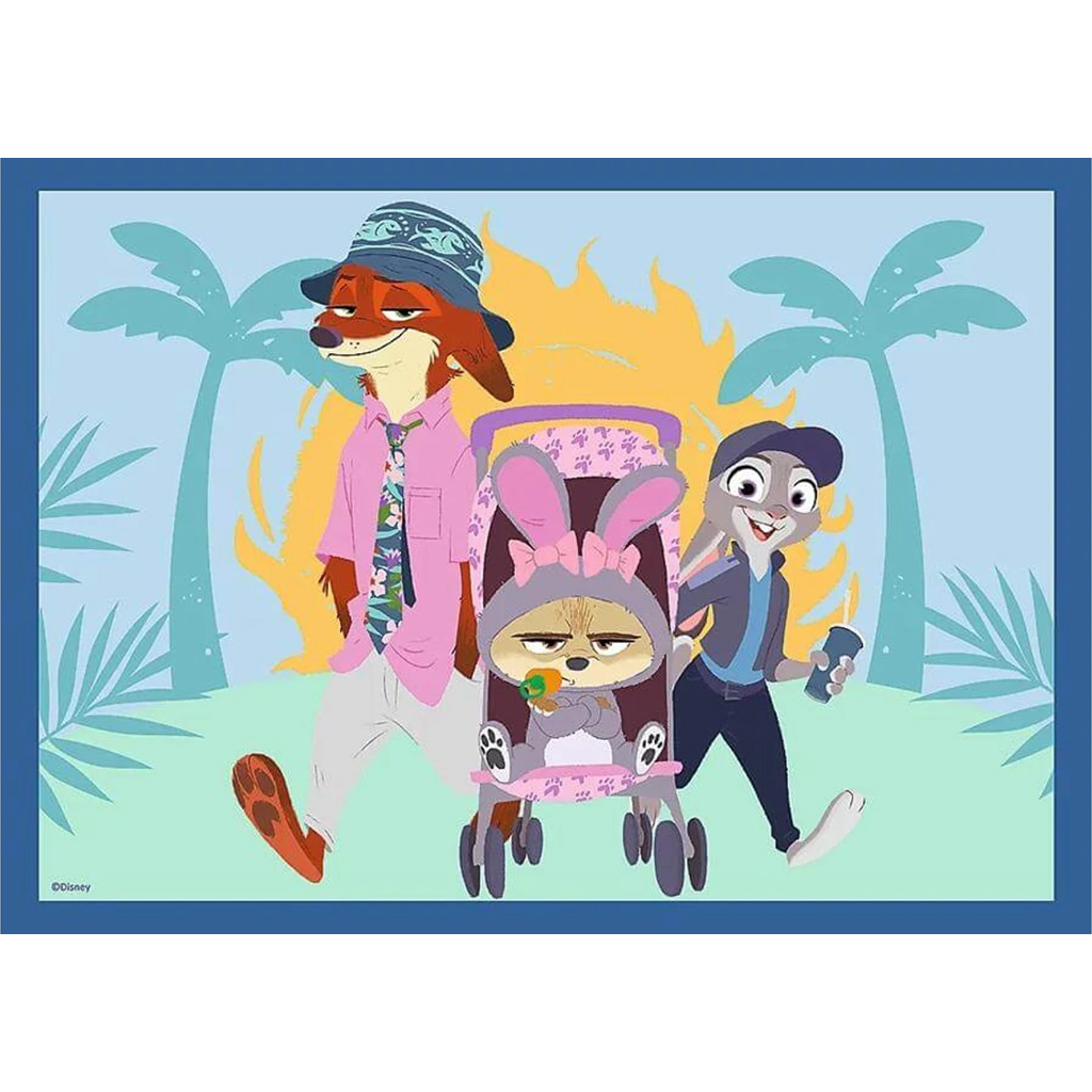 Zootropolis 2 - 4 az 1-ben 35-48-54-70db-os puzzle - Trefl kép 3