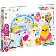 Kiskedvencek wellnesse 104 db-os puzzle strasszkövekkel -  Clementoni