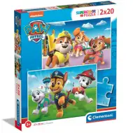 Mancs őrjárat Supercolor 2 az 1-ben 2x20db-os puzzle - Clementoni