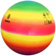Szivárványmintás BioBall gumilabda 23cm