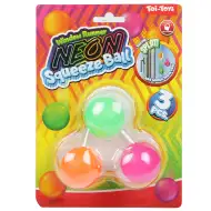 Squeeze: Ragadós neon 3db-os labda szett