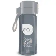 Ars Una: Világos szürke BPA mentes kulacs 450ml