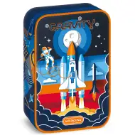 Ars Una: Gravity űrhajós többszintes tolltartó 15,5x22,5x4,5cm