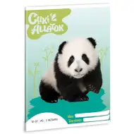 Ars Una: Cuki állatok - Panda 3.osztályos vonalas füzet A/5