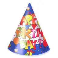 Happy Birthday party kalap 6db
