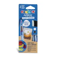 Acrylic Akril marker 2db-os szett - Carioca