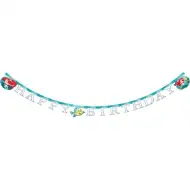 Ariel a kis hableány mintás party banner 200cm