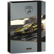 Ars Una: Sárga Lamborghini mintás füzetbox A/5