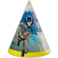 Batman papír party kalap 6db-os szett