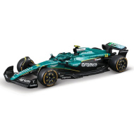 Bburago: Aston Martin AMR25 Alonso F1 versenyautó fém autómodell 1/43 (Fernando Alonso #14)