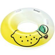Bestway: Citrom mintás úszógumi kapaszkodóval 114cm
