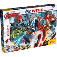 Bosszúállók 2 az 1-ben 48db-os puzzle és színező 35x25cm - Lisciani