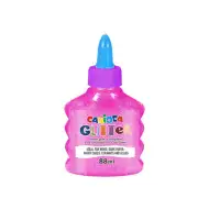 Csillámló folyékony neon pink ragasztó 88ml - Carioca