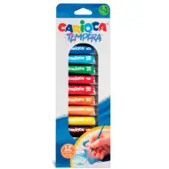 12 db-os színes tempera szett  - Carioca