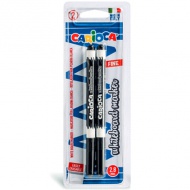 Carioca Whiteboard táblafilc fekete színben 2db