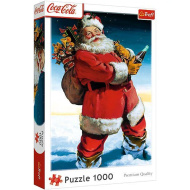 Coca-Cola - Mikulás ajándékokkal 1000db-os puzzle - Trefl