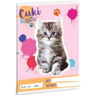 Ars Una: Cuki Állatok - Perzsa cica sima füzet A/5 20-32