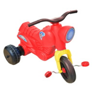 Lábbal hajtós tricikli piros színben - D-Toys
