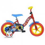 Mancs Őrjárat piros-kék gyerek bicikli 10-es méretben - Dino Bikes kerékpár