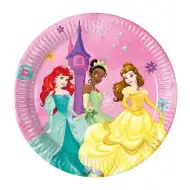 Disney Hercegnők 8db-os papírtányér szett 20cm-es