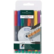 Faber-Castell: Multimark S Alkoholos Filctoll Készlet 8 szín 0,4 mm