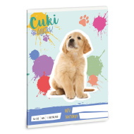 Ars Una: Cuki Állatok - Golden Retriever A/5 1.osztályos vonalas füzet 14-32