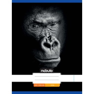 Nebulo: Tűzött sima gorilla mintás füzet 80-32 A/4