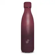 Bordó színű duplafalú fémkulacs 500ml