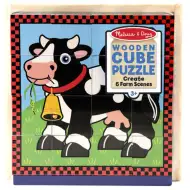 Háziállatok fa kockakirakó - Melissa & Doug