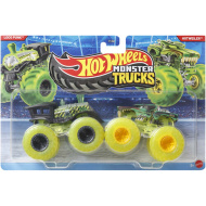 Hot Wheels Monster Trucks: Loco Punk vs Hotweiler kisautó 2db-os csomag 1/64 - Mattel