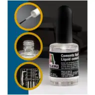 Italeri ecsetes makett ragasztó 15ml - vastag ecsettel