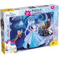 Jégvarázs 2 az 1-ben 24db-os puzzle és színező 50x35cm - Lisciani