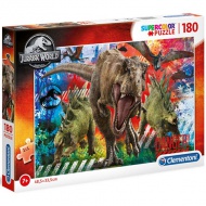 Jurassic World Supercolor 180db-os puzzle - Clementoni