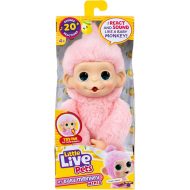 Little Live Pets: Mini Maki Luna Lemon interaktív pink majom