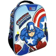 Luna: Must Team Amerika kapitánya lekerekített ovis hátizsák 27x10x31cm