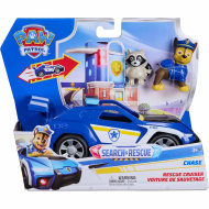 Mancs Őrjárat: Search & Rescue Hátrahúzható Chase járgánya figurával - Spin Master