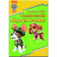 Mancs Őrjárat: Vonalvezetés - Skye és Tracker foglalkoztató füzet