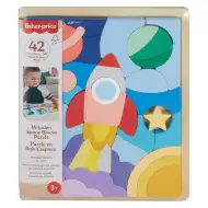 Fisher Price: Wood fa űrhajós kirakó  - Mattel