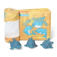 Fürdőjáték: Vízálló könyv, bébi delfinek - Melissa & Doug